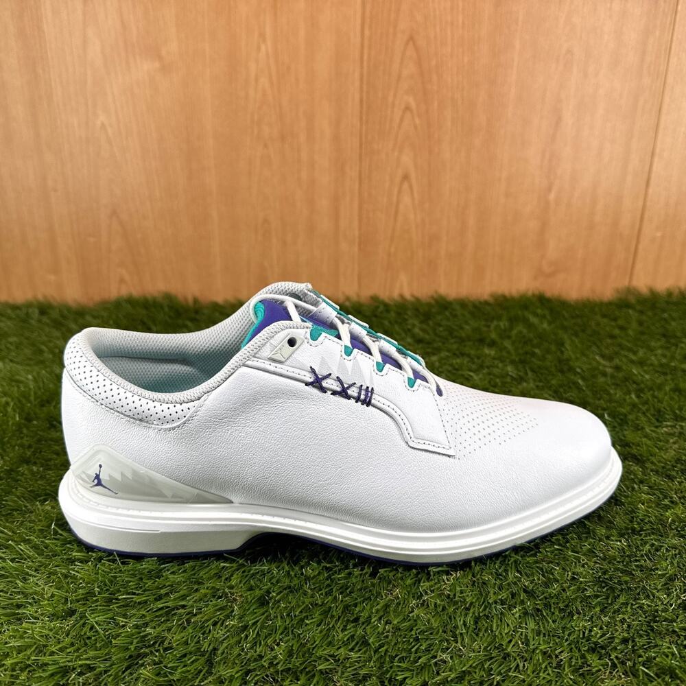 Air Jordan ADG 5 Wide White Grape Ice Golf Shoes FQ7874-100 Men's Size 10 - Picture 2 of 7